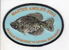 2021 MICHIGAN DNR MASTER ANGLER FISH PATCH - MICHIGAN DEER-BEAR-TURKEY PATCH