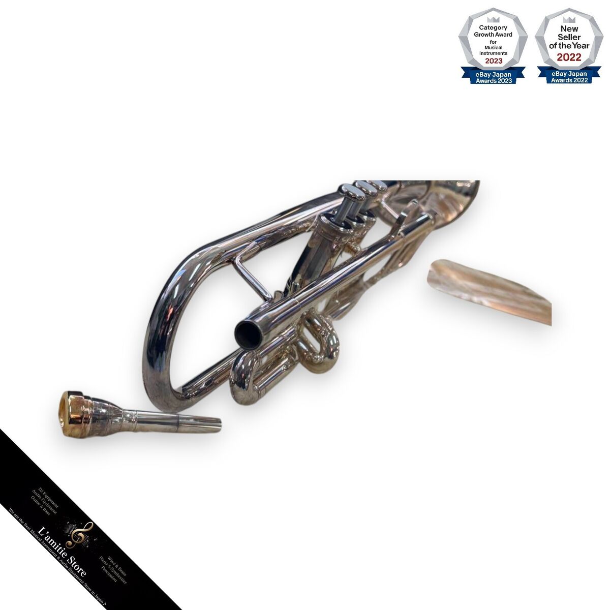 YAMAHA YTR-8335GS Xeno Bb TRUMPET Silver-plated Gold Brass YAMAHA YTR-8335GS Xeno Bb TRUMPET Silver-plated Gold Brass