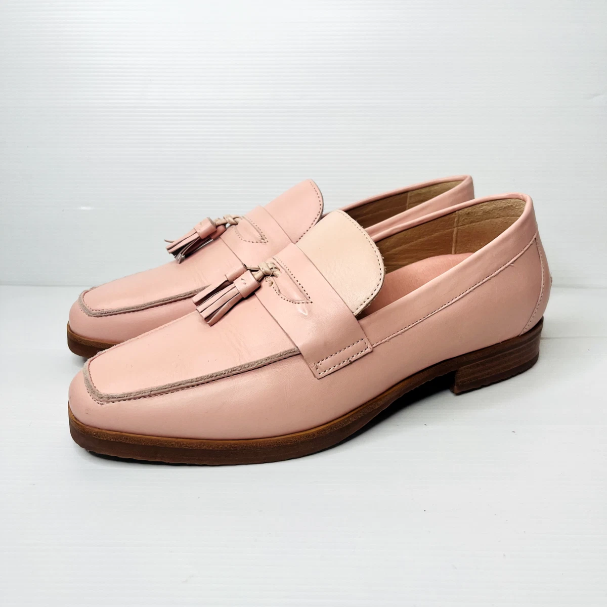 Bared Phoenix Pink Loafer Shoes Size 38 AUS 7.5 8 Tassel NWOB eBay