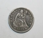 1854 SEATED LIBERTY QUARTER  WITH ARROWS G39