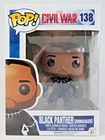 Black Panther Unmasked 138 Funko Pop Vinyl New in Mint Box + Protector