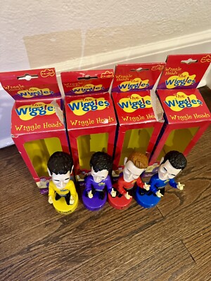 Rare* The Wiggles Bobblehead Set Murray Jeff Anthony Greg 2003