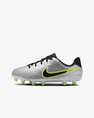 Fußballschuhe Nike - Nike Jr Tiempo Legend 10 Academy Metallic Silber/Schwarz