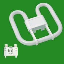 2x 28W Double D GR8 2 Pin Energy Saving CFL Light Bulb 3500K Warm White 2D Lamp