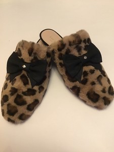 kate spade leopard slippers
