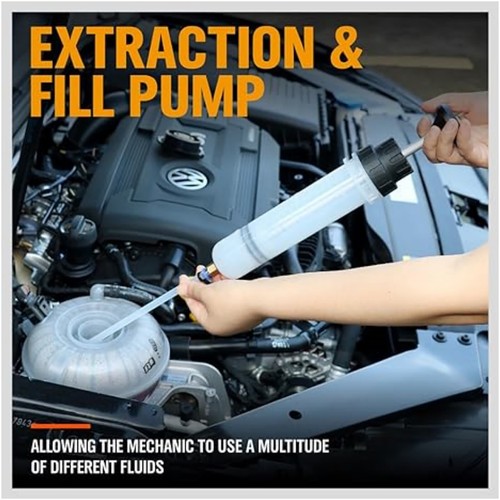1 PC 200cc Oil Fluid Extractor Fluid Syringe Pump Manual Suction Vacuum Transfer - Picture 19 of 20