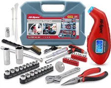 Hi-Spec 65pc Home & Garage Auto Tool Kit Set Complete Essential Hand Tools