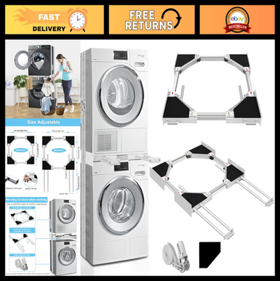 #ad Universal Washer Dryer Stacking Kit with Pull Out Drying Rack Adjustable 24quot; 2 $84.99