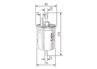 Bosch Kraftstofffilter Fuer VAG F026403012