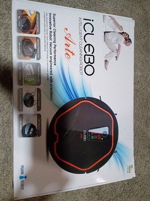 iCLEBO Intelligent Cleaning Robot Vacuum Cleaner Modern Black Catch Mop 