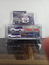 Greenlight Ford F-150 Pick-up 1992 + Bronco 1992 Bfgoodrich With Trailer 1:64 31110A