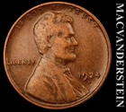 1924-D Lincoln Wheat Cent- Very Fine++- Semi Key Better Date- No Reserve #K275