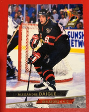 NHL ALEXANDRE DAIGLE Ottawa Senators 1993-94 Fleer Ultra ROOKIE Trading CARD 380. rookie card picture