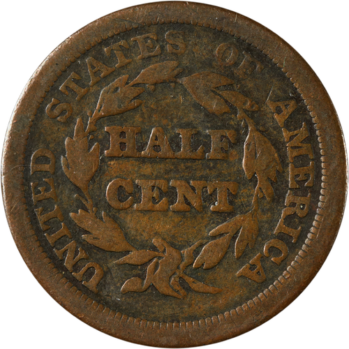 1851 Half Cent - Bild 2 von 2