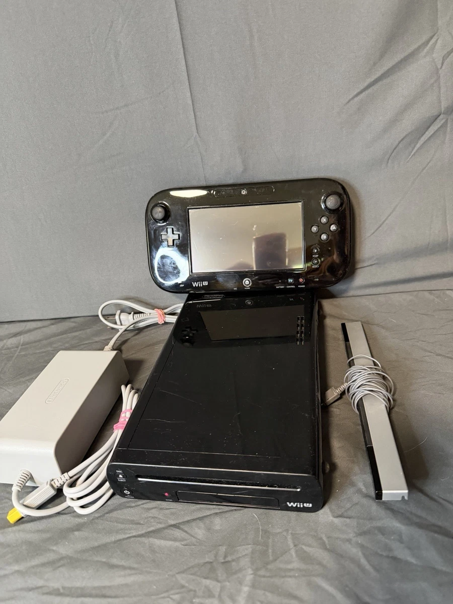 Nintendo Wii U - Deluxe Black Video Game Consoles for sale - eBay
