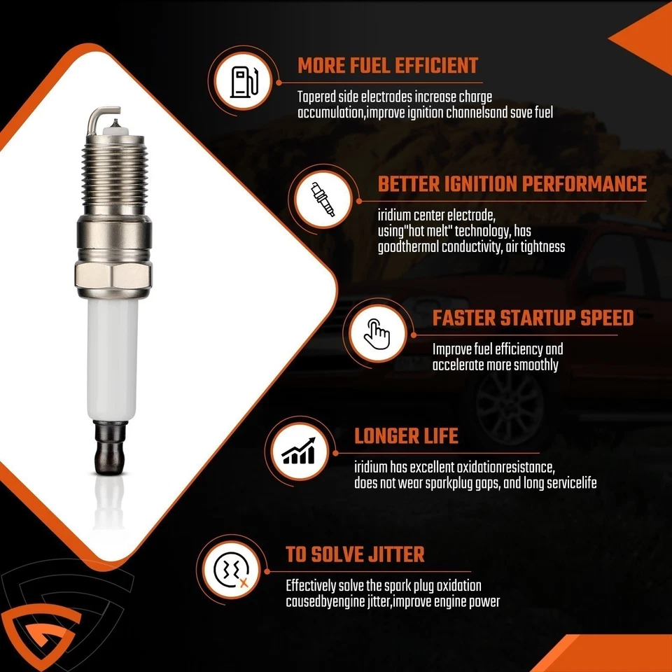 Ignition Coil & Spark plugs & wires For 05-10 Ford Mustang & 90-11 Ranger FD480 - Image 4 of 4
