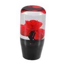 Universal Rose Flower Car Gear Shift Knob, Manual Automatic Stick 10cm Red