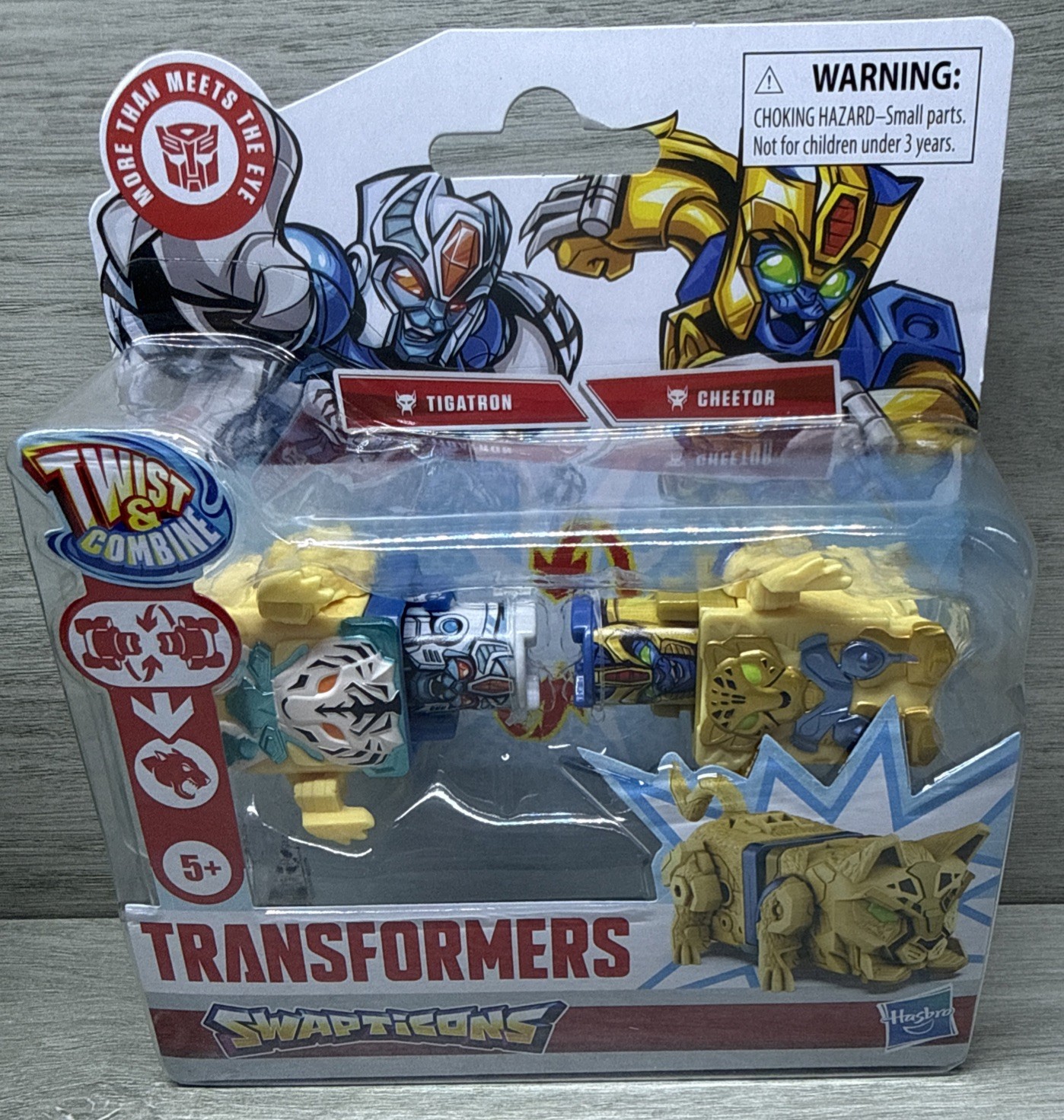 Transformers Swapticons Cheetor and Tigatron 2-Inch Combining Mini Action Figure