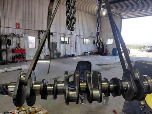 Dt414 Crank Shaft Out Of A 1086 International. Used