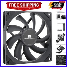 CPU Fan, Computer Case Cooling Quiet 4pin PWM PC Fan with 15mm Slimline Coole...