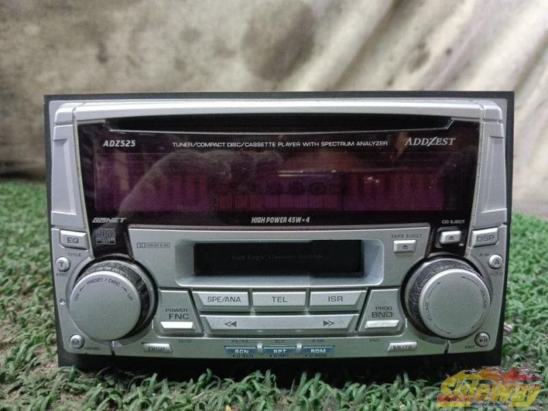 Tested ADDZEST ADZ525 CD Cassette Receiver 2DIN Car Audio Deck