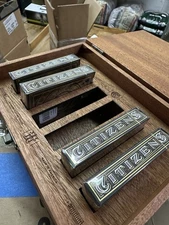 Theory11 Citizens Wood Collector Box w/ 4 Of 6 Sealed Decks – Broken Clasp