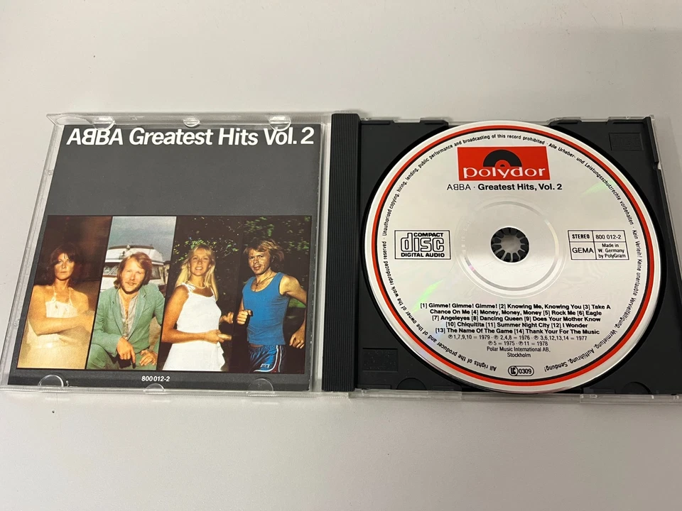 ABBA – Greatest Hits Vol. 2 - 2nd press CD © 1979/84 (EAN: 3259180001223) - Bild 2 von 3