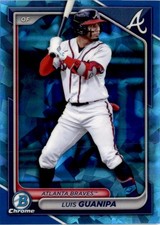 Luis Guanipa 2024 Bowman Draft Chrome Sapphire #BDC-5 Atlanta Braves