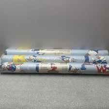 Vintage Birge The Magic Of Disney Donald Duck Wall Paper Double Rolls (3) 
