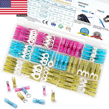 120Pcs Heat Shrink Wire Connectors, Waterproof Automotive Marine Electrical Term