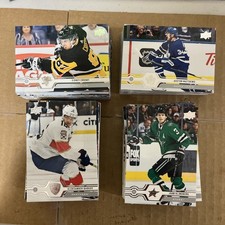 2019-20 UPPER DECK HOCKEY SERIES 1 COMPLETE BASE SET #1-200 (No Young Guns)