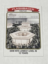 2023 Topps Heritage News Flashbacks #NF-6 - Dow Jones
