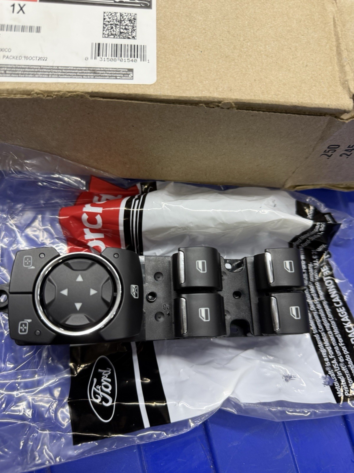 New OEM Window Switch - Ford (GT4Z-14529-BB) 2016-2024 Ford Edge - gt4z14529bb