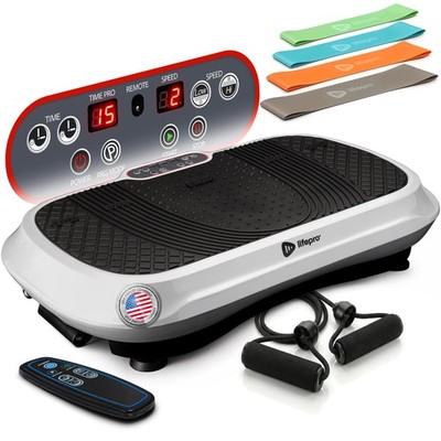 Vibration Plate Exercise Machine Full Body Workout Lymphatic Drainage Lifepro