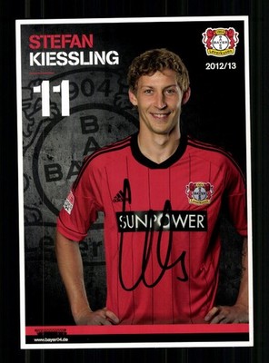 Stefan Kiessling autograph card Bayer Leverkusen 2012-13 2nd card original sign