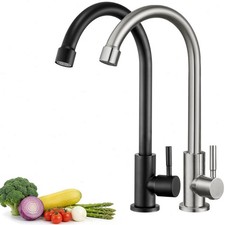 Küchenarmatur Kaltwasserhahn Wasserhahn Küche 360° Einhand Spültisch Armatur