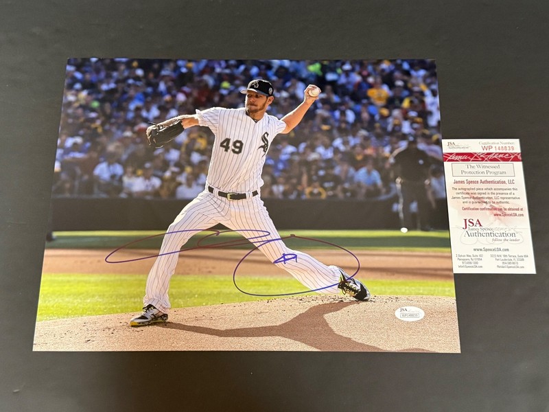Chris Sale Chicago White Sox Autographed Signed 11x14 JSA COA