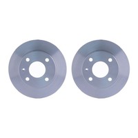 2 Bremsscheiben Voll Ø 63,5 Mm 10 Mm Hella Passend FüR U.A. Ford Escort