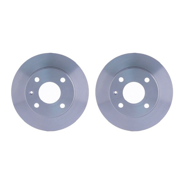 2 Bremsscheiben Voll Ø 63,5 Mm 10 Mm Hella Passend FüR U.A. Ford Escort-image
