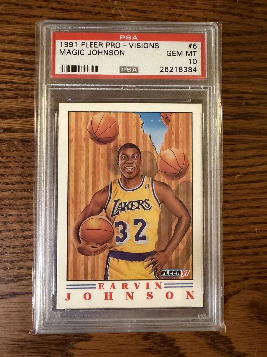 【Magic Johnson】PSA10 Express Lane Gold Panini Magic Johnson Basketball Autographed Sports Trading Cards