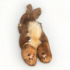 MJC Purr-fection Bunny Rabbit Laying Plush Stuffed Animal Toy Vintage 1992 16”