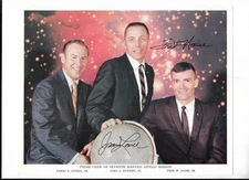James lovell & Fred Haise Signed 8 X 10  Official NASA Lithograph~No Cert