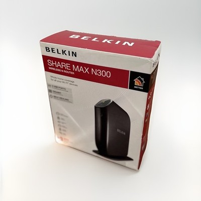 Belkin Surf N300 Wireless Router F7D6301 Share Max N300 