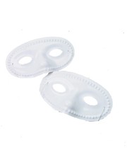 White Venetian Carnival Phantom Party Halloween Mask 12 Pack Costume Accessory