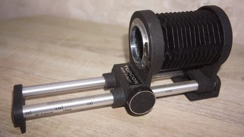 Topcon, bellows for macro, TOPCON mount and also Exacta, like new