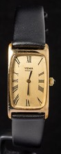 Yema Paris Tank Roman Gold-Tone Men