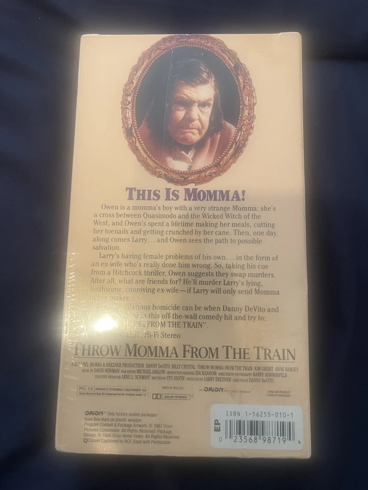 THROW MOMMA FROM THEBTRAIN VHS NEW SEALED - Image 2 of 2