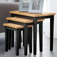 Julian Bowen Cleo Nest Of Tables Practical Nest Of 3 Tables - Colour Options
