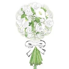 XL 30" Bouquet For The Bride Balloon Super Shape Mylar Foil Party Decoration