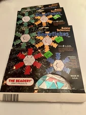 The Beadery Ornament Kits Holiday Reflections Snowflakes Vintage 3 Packs